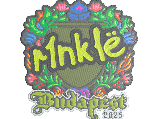 Item Sticker | r1nkle (Embroidered) | Budapest 2025