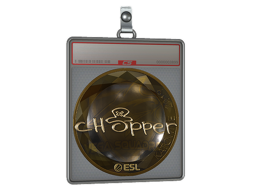 Item Sticker Slab | chopper (Gold) | Katowice 2019