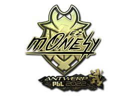 Item Sticker | m0NESY (Gold) | Antwerp 2022