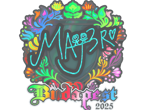 Item Sticker | MAJ3R (Holo) | Budapest 2025
