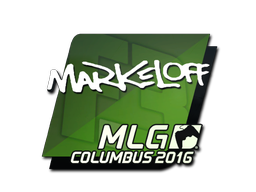 Item Sticker | markeloff | MLG Columbus 2016
