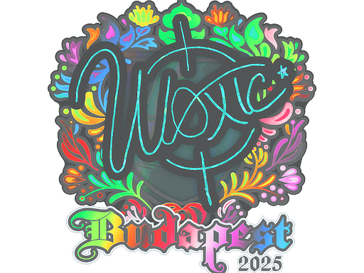 Item Sticker | woxic (Holo) | Budapest 2025