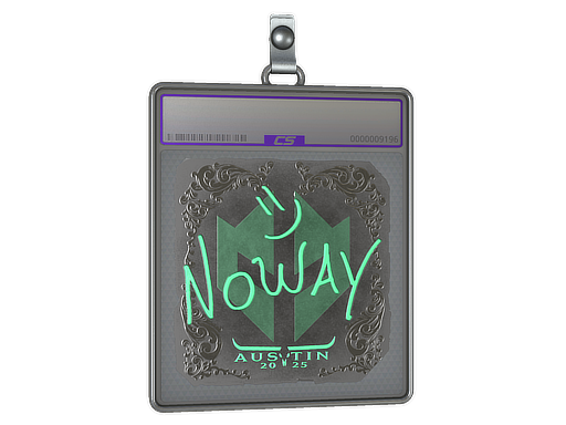 Item Sticker Slab | noway (Foil) | Austin 2025