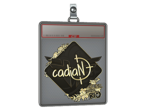Item Sticker Slab | cadiaN (Gold) | Rio 2022