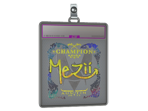 Item Sticker Slab | mezii (Holo, Champion) | Austin 2025