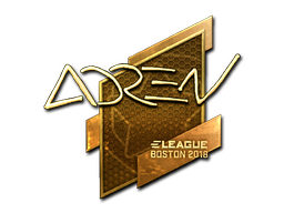 Item Sticker | AdreN (Gold) | Boston 2018