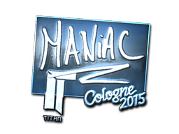 Item Sticker | Maniac (Foil) | Cologne 2015