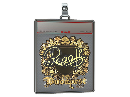 Item Sticker Slab | regali (Gold) | Budapest 2025