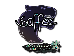 Item Sticker | saffee (Glitter) | Antwerp 2022