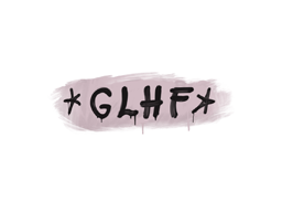 Item Sealed Graffiti | GLHF (War Pig Pink)
