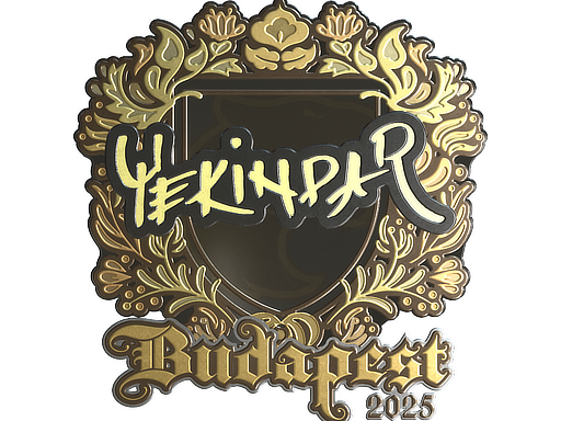 Item Sticker | YEKINDAR (Gold) | Budapest 2025