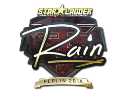 Item Sticker | rain (Gold) | Berlin 2019