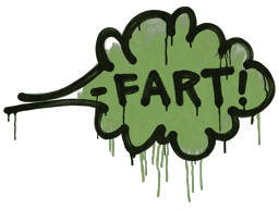 Item Graffiti | Fart (Battle Green)