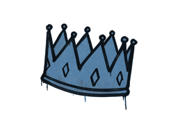 Item Sealed Graffiti | King Me (Monarch Blue)