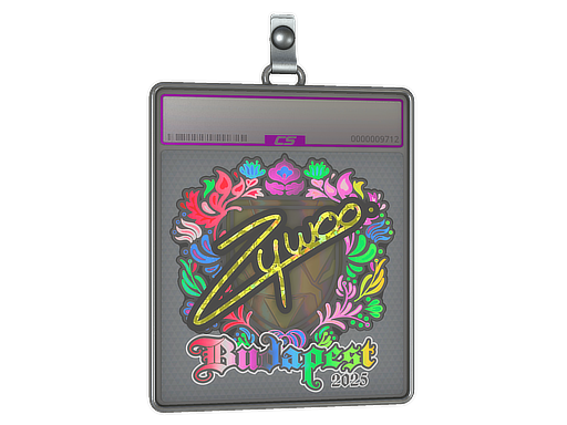 Item Sticker Slab | ZywOo (Holo) | Budapest 2025