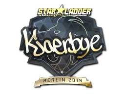 Item Sticker | Kjaerbye (Gold) | Berlin 2019