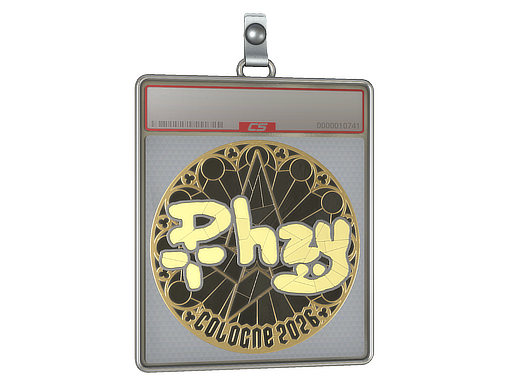 Item Sticker Slab | phzy (Gold) | Cologne 2026