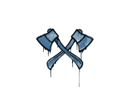 Item Graffiti | X-Axes (Monarch Blue)