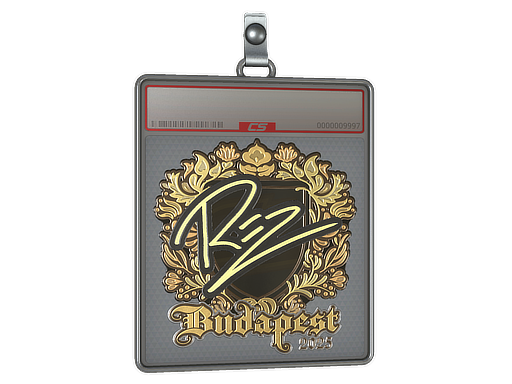 Item Sticker Slab | REZ (Gold) | Budapest 2025