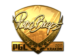 Item Sticker | pashaBiceps (Gold) | Krakow 2017