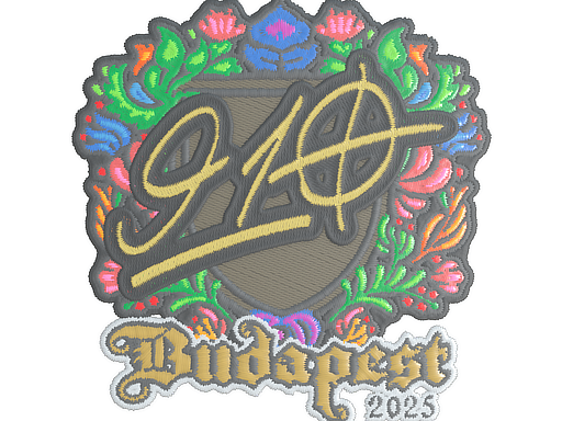 Item Sticker | 910 (Embroidered) | Budapest 2025
