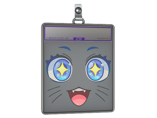 Item Sticker Slab | Kawaii Eyes (Glitter)
