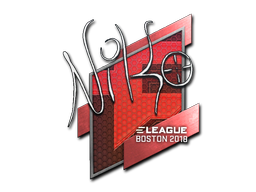 Item Sticker | NiKo | Boston 2018