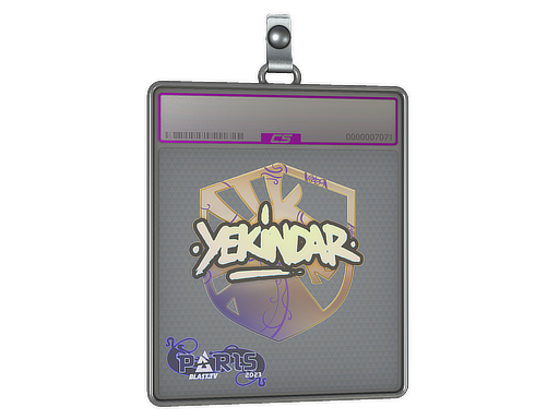 Item Sticker Slab | YEKINDAR (Holo) | Paris 2023