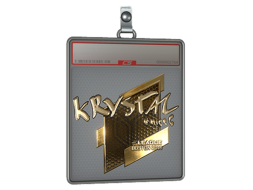 Item Sticker Slab | kRYSTAL (Gold) | Boston 2018