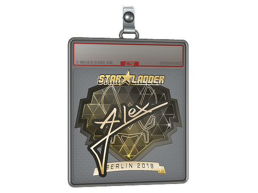 Item Sticker Slab | ALEX (Gold) | Berlin 2019