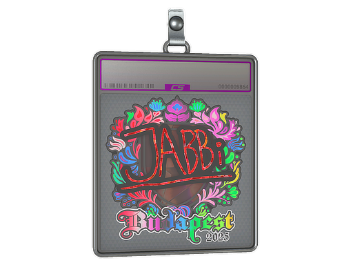 Item Sticker Slab | jabbi (Holo) | Budapest 2025