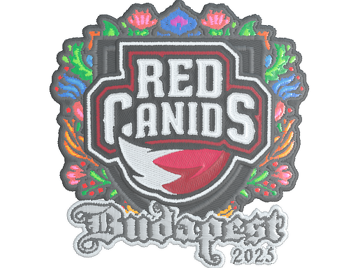 Item Sticker | RED Canids (Embroidered) | Budapest 2025
