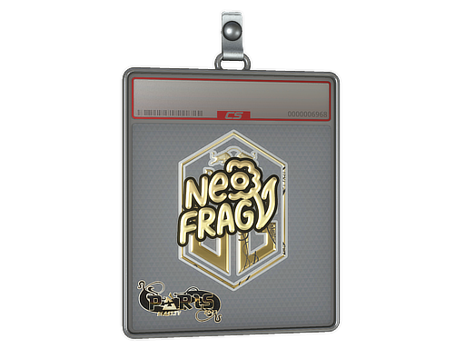 Item Sticker Slab | NEOFRAG (Gold) | Paris 2023