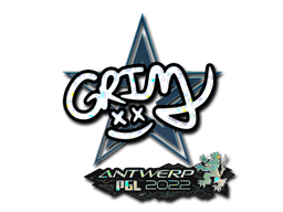 Item Sticker | Grim (Glitter) | Antwerp 2022