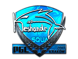 Item Sticker | keshandr (Foil) | Krakow 2017