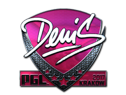 Item Sticker | denis (Foil) | Krakow 2017