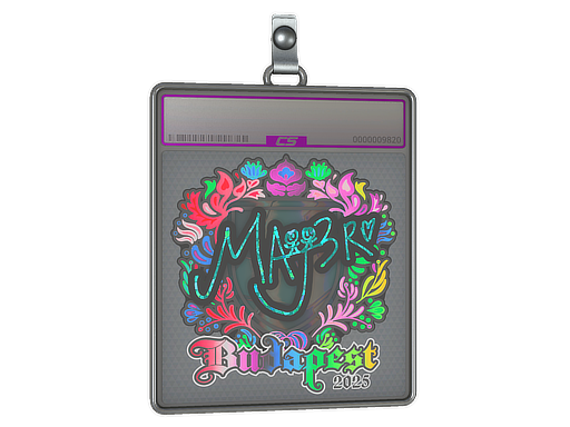 Item Sticker Slab | MAJ3R (Holo) | Budapest 2025