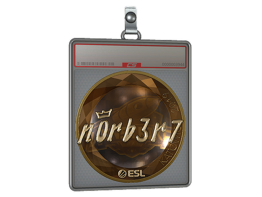 Item Sticker Slab | n0rb3r7 (Gold) | Katowice 2019