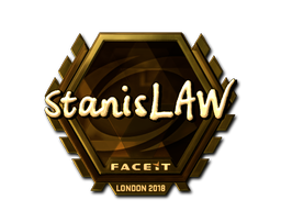 Item Sticker | stanislaw (Gold) | London 2018