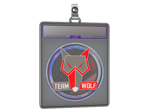 Item Sticker Slab | MTS GameGod Wolf (Holo) | Cologne 2014