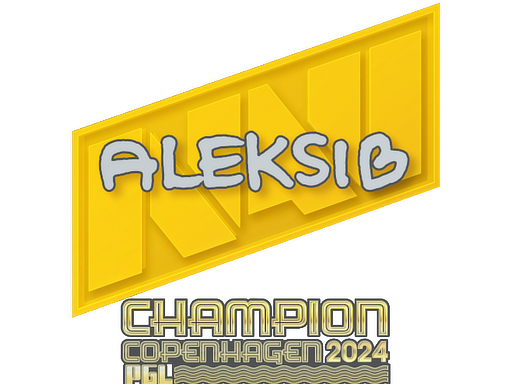 Item Sticker | Aleksib (Champion) | Copenhagen 2024