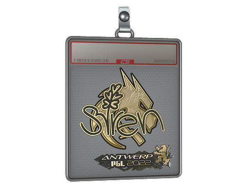 Item Sticker Slab | S1ren (Gold) | Antwerp 2022