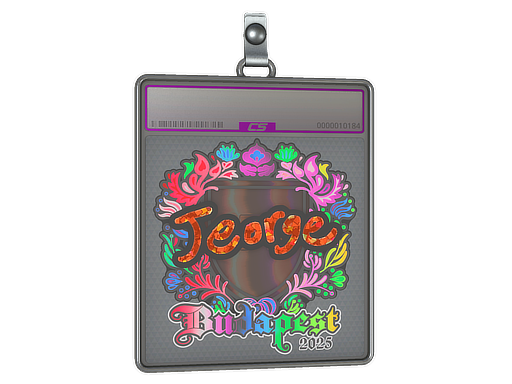 Item Sticker Slab | jeorge (Holo) | Budapest 2025
