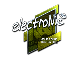 Item Sticker | electronic (Foil) | Boston 2018