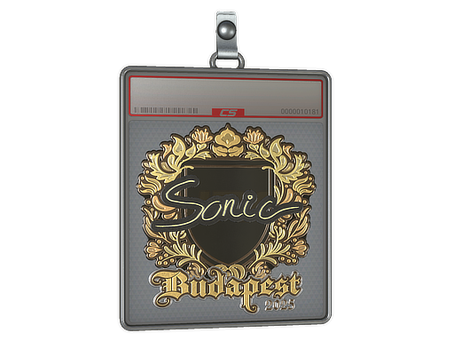 Item Sticker Slab | Sonic (Gold) | Budapest 2025