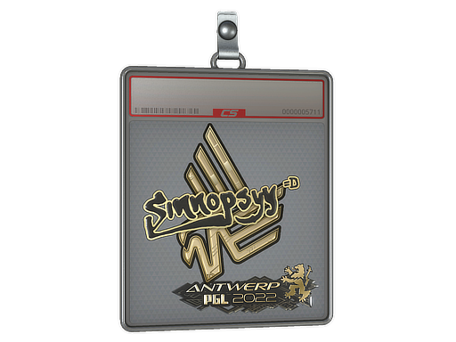 Item Sticker Slab | sinnopsyy (Gold) | Antwerp 2022