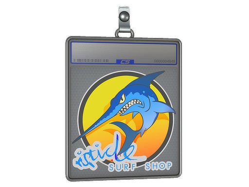 Item Sticker Slab | Ocean Sunset Stabbyfish