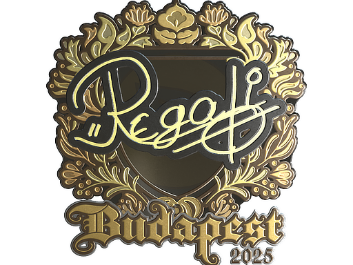 Item Sticker | regali (Gold) | Budapest 2025
