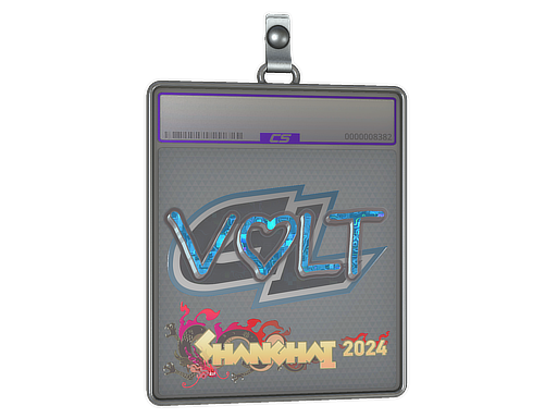 Item Sticker Slab | volt (Glitter) | Shanghai 2024