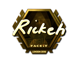 Item Sticker | Rickeh (Gold) | London 2018